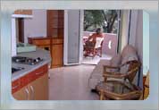 Appartment Typ A; Wohn- und Essraum mit Bettsofa